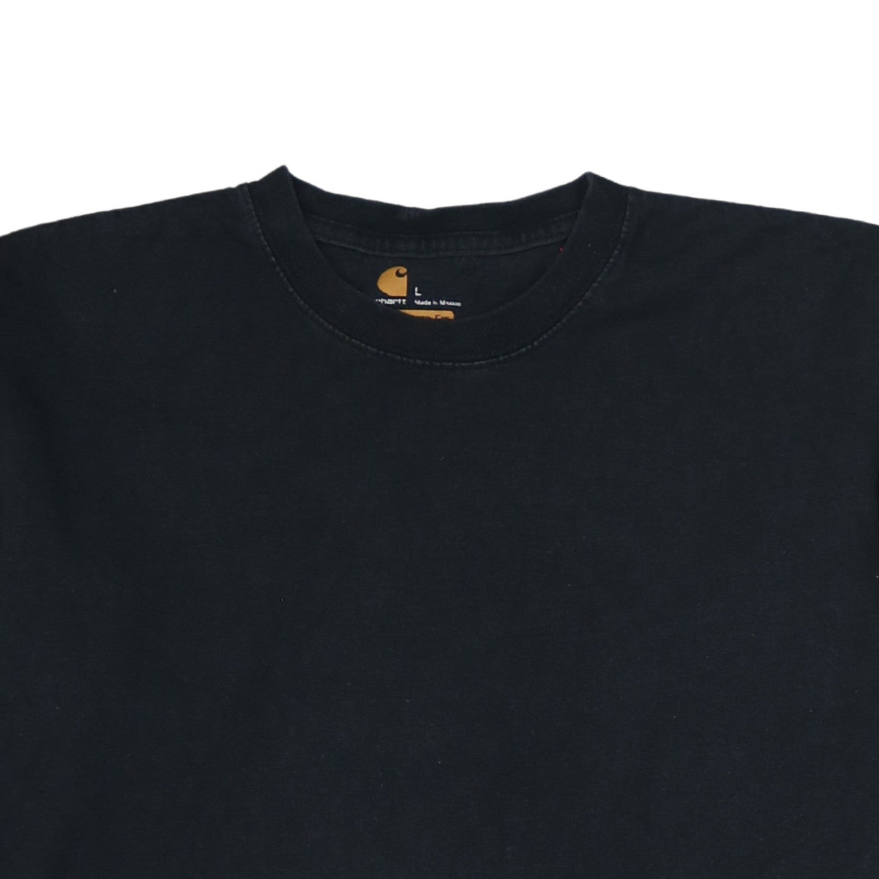 Carhartt Men's Black Long Sleeve Logo T-Shirt Size L