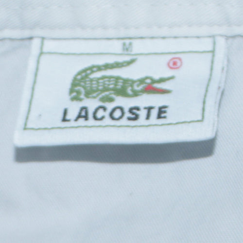 Lacoste Men’s Blue Long Sleeve Collared Cotton Polo Shirt M