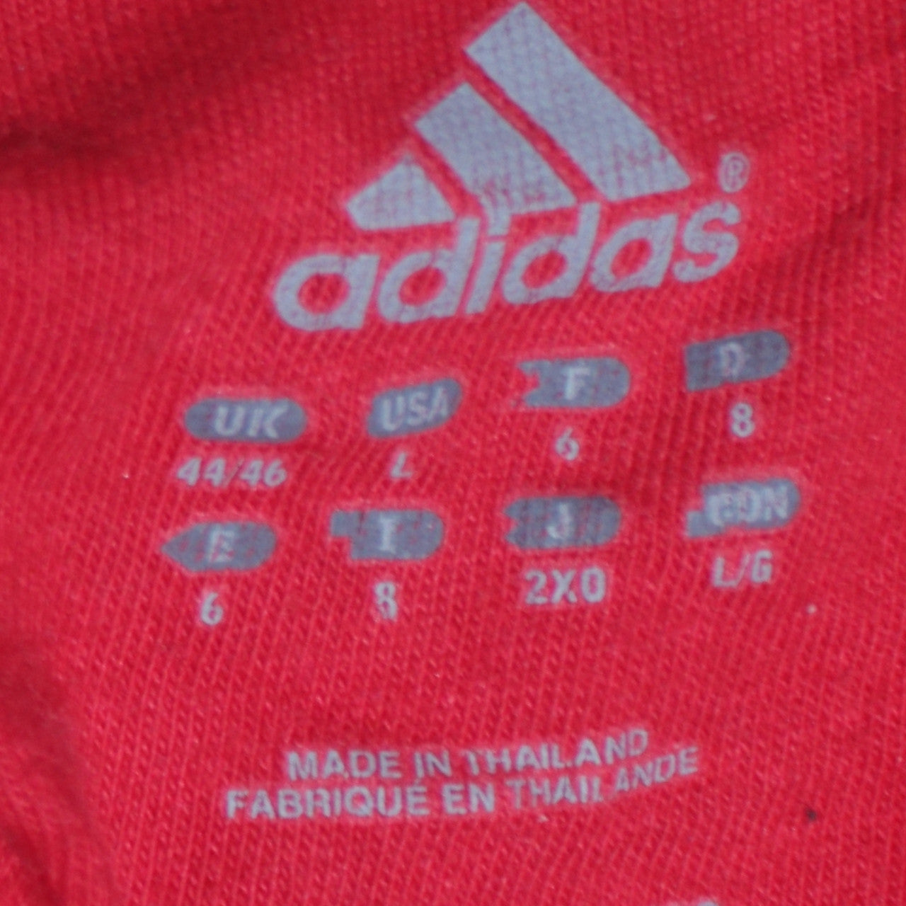 Adidas Men’s Red & Navy Colourblock Sports T-Shirt L