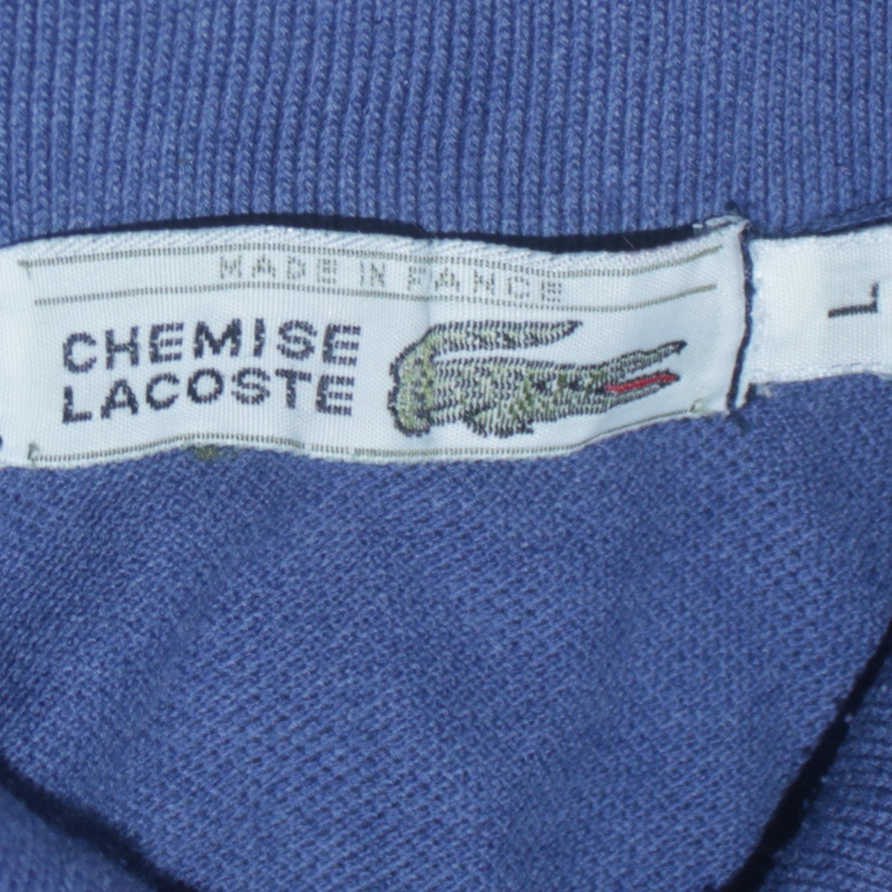 Lacoste Men's Blue Classic Cotton Pique Polo Shirt L