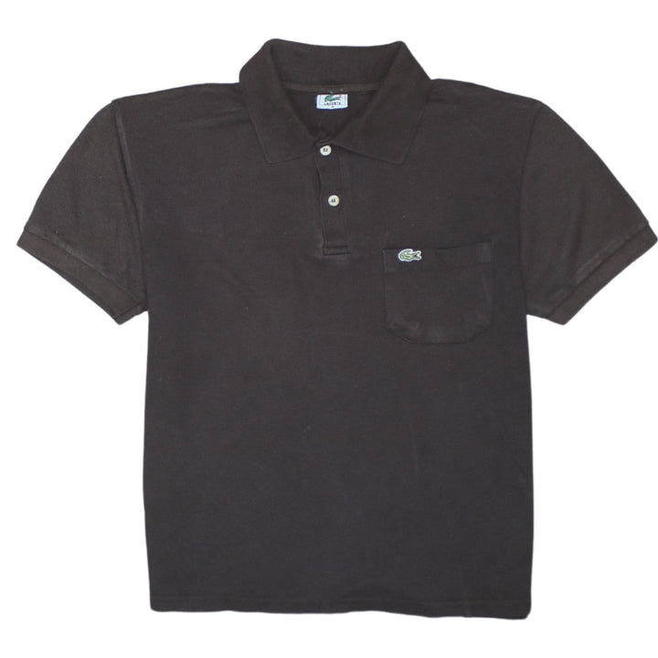 Lacoste Men's Black Cotton Polo Shirt M Classic Fit Short Sleeve