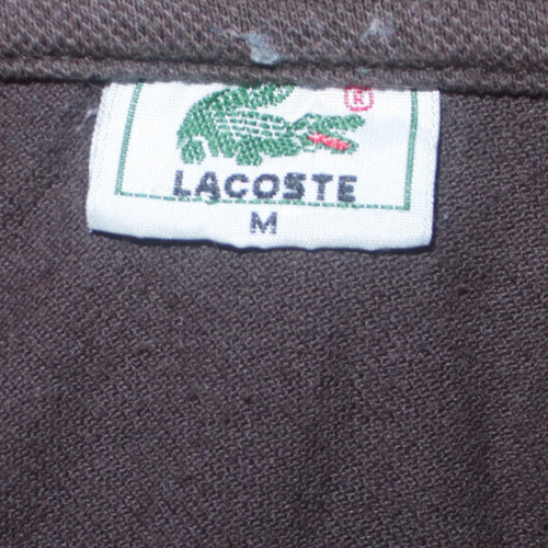 Lacoste Men's Black Cotton Polo Shirt M Classic Fit Short Sleeve