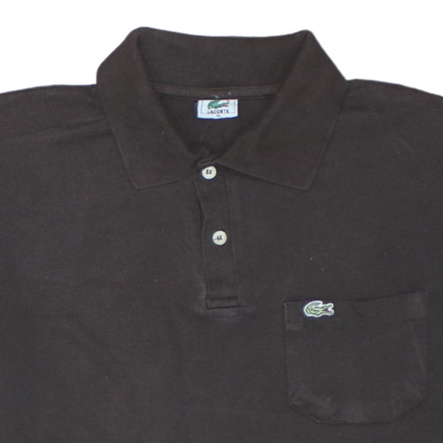 Lacoste Men's Black Cotton Polo Shirt M Classic Fit Short Sleeve