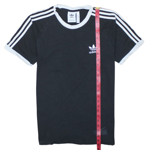 Adidas Men's Black Small Short Sleeve Crew Neck Sports T-Shirt