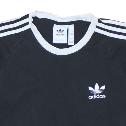 Adidas Men's Black Small Short Sleeve Crew Neck Sports T-Shirt