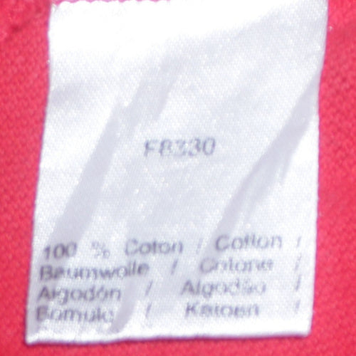Lacoste Men's Red Slim Fit Cotton Polo Shirt Size S