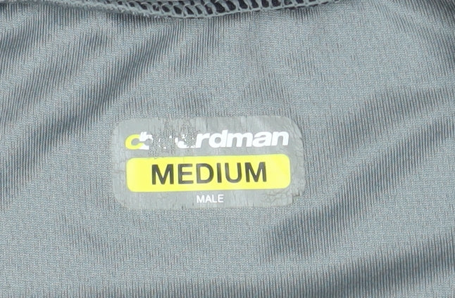 Boardman Men's Grey Cycling Jersey Medium Short Sleeve Full Zip