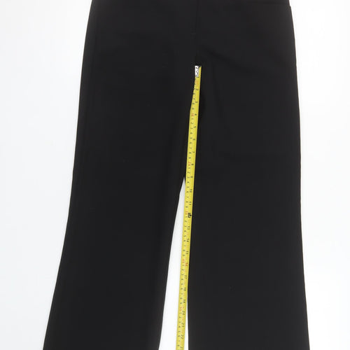 Atmosphere Women's Black Wide-Leg Stretch Dress Trousers Size 8