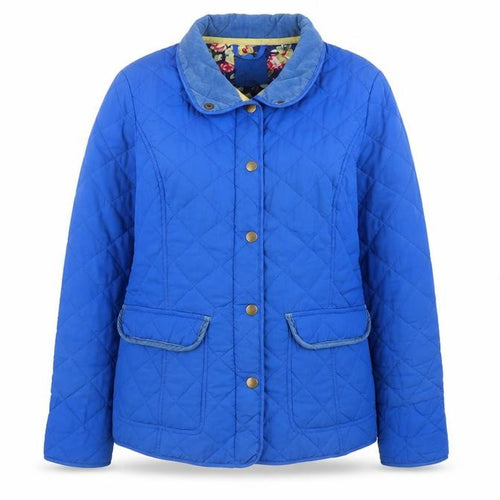 Betty Kay Women’s Blue Quilted Mid-Length Jacket Size 14