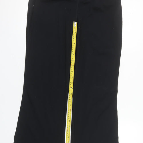 Dunnes Stores Womens Black Flared Activewear Trousers L