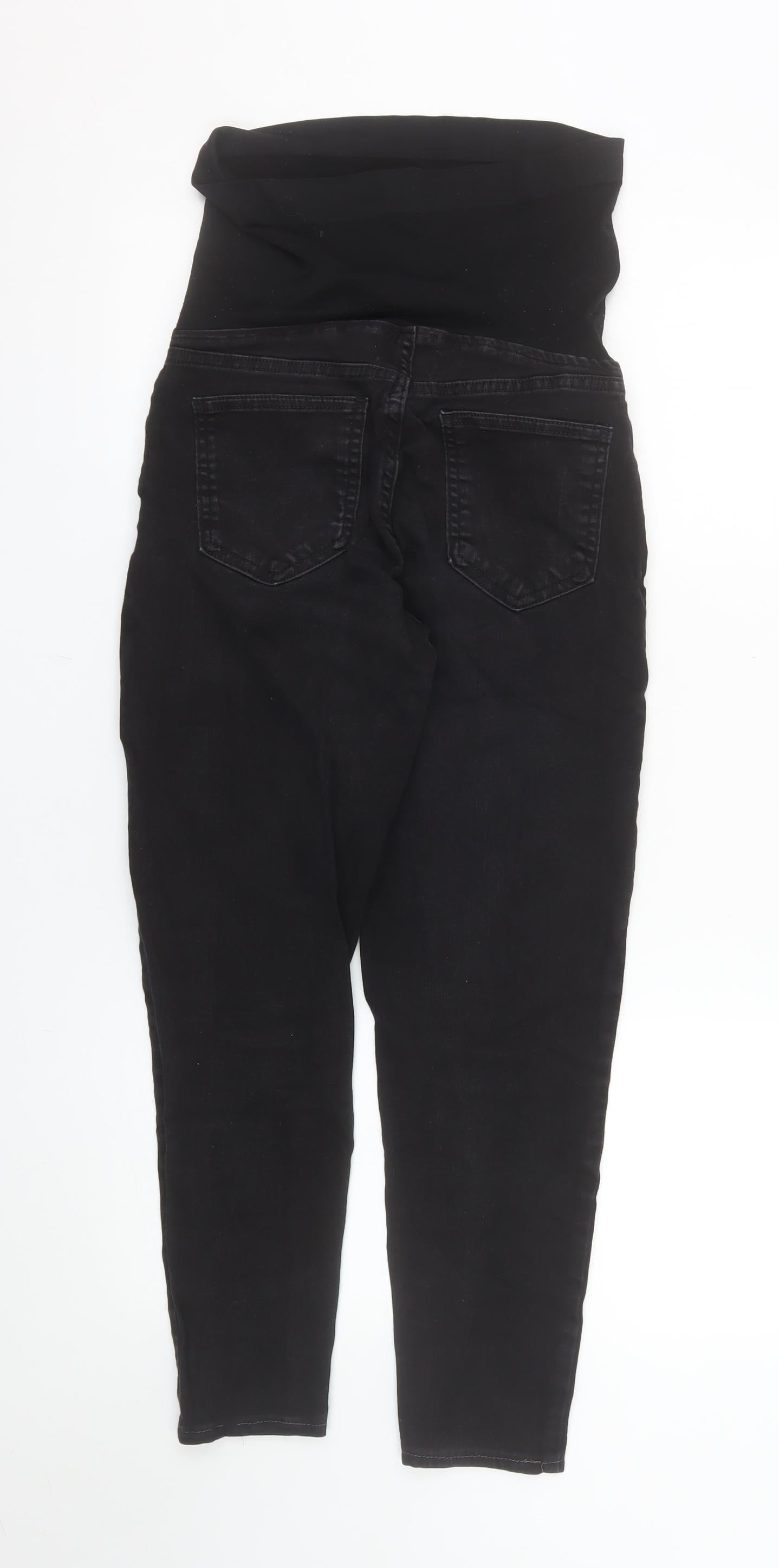 Savida Women’s Black Maternity Jeggings Size 12 Slim Fit Denim Jeans