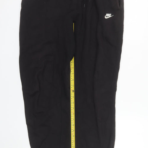 Nike Men's Black Medium Jogger Sweatpants Fleece Drawstring