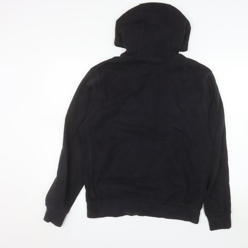Nike Men's Black Pullover Hoodie M Regular Fit Cotton Fleece