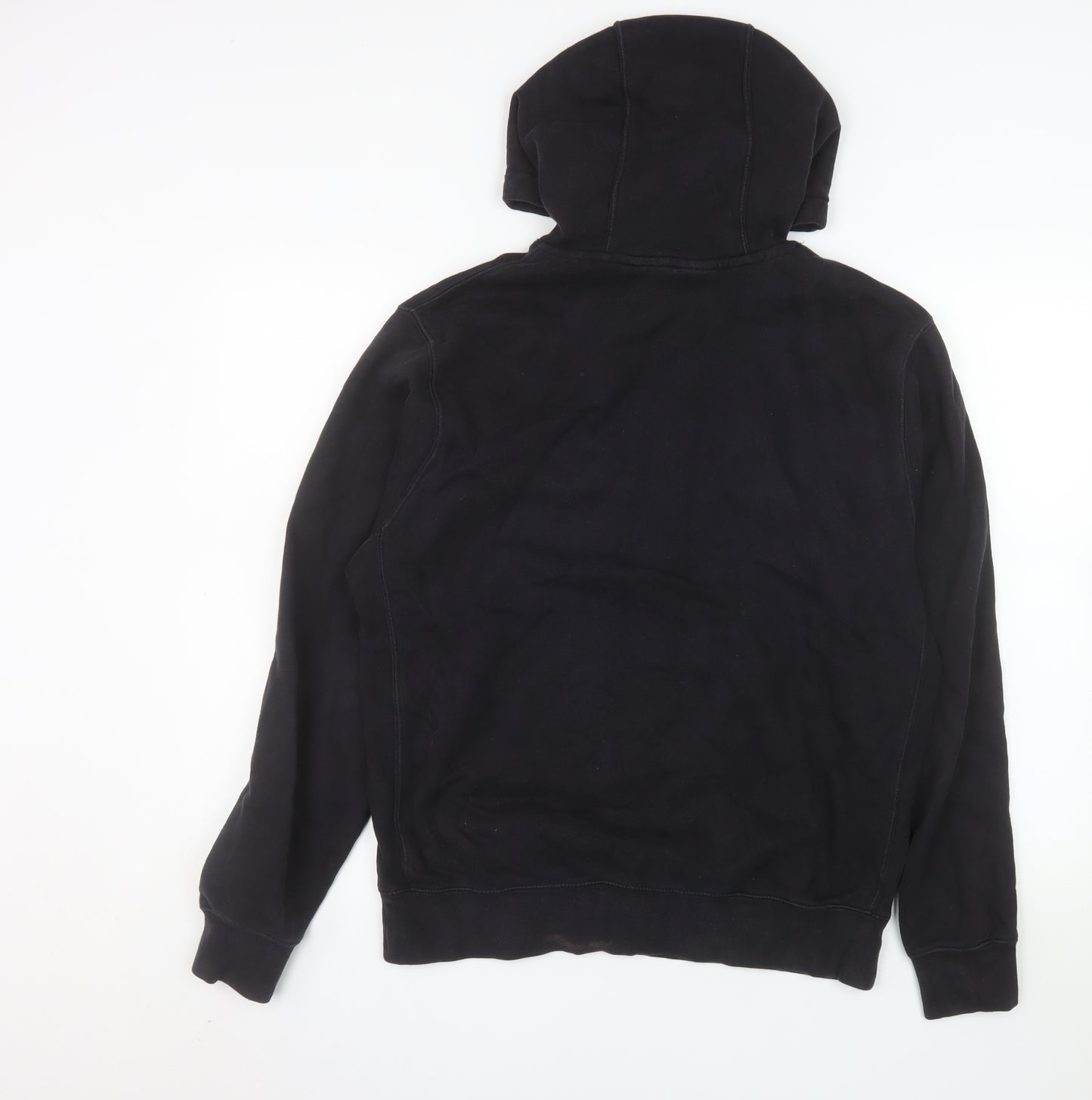 Nike Men's Black Pullover Hoodie M Regular Fit Cotton Fleece