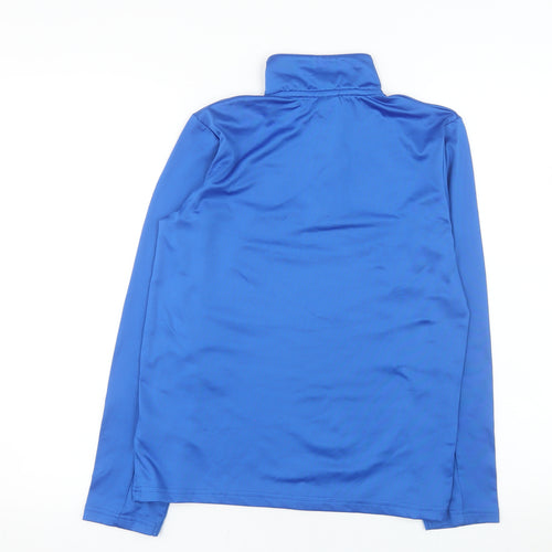 Crivit Boys Blue 1/4 Zip Sports Pullover Sweatshirt 11-12 Years