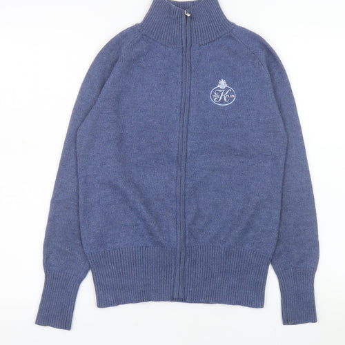 Peter Millar Women’s Blue 100% Cashmere Full Zip Jacket Size S