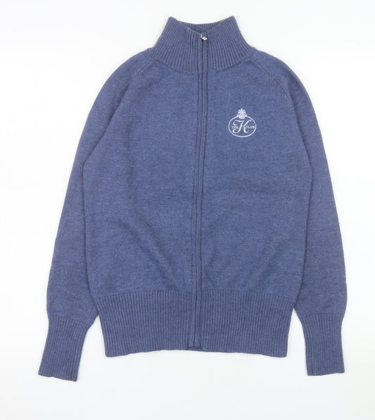 Peter Millar Women’s Blue 100% Cashmere Full Zip Jacket Size S