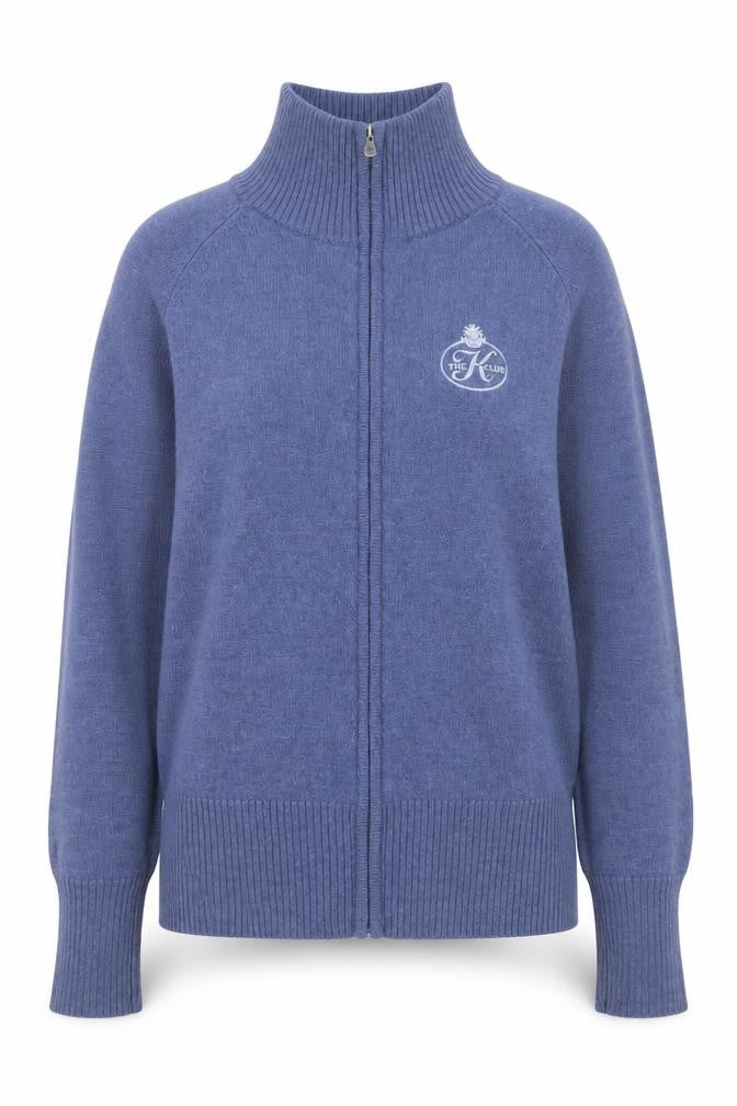 Peter Millar Women’s Blue 100% Cashmere Full Zip Jacket Size S