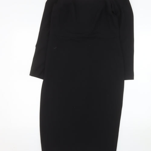 V by Very Women’s Black Off Shoulder Bodycon Dress Size 14