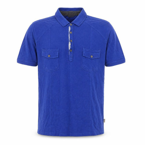 Ted Baker Men's Blue Cotton Modal Polo Shirt Size 6 XL