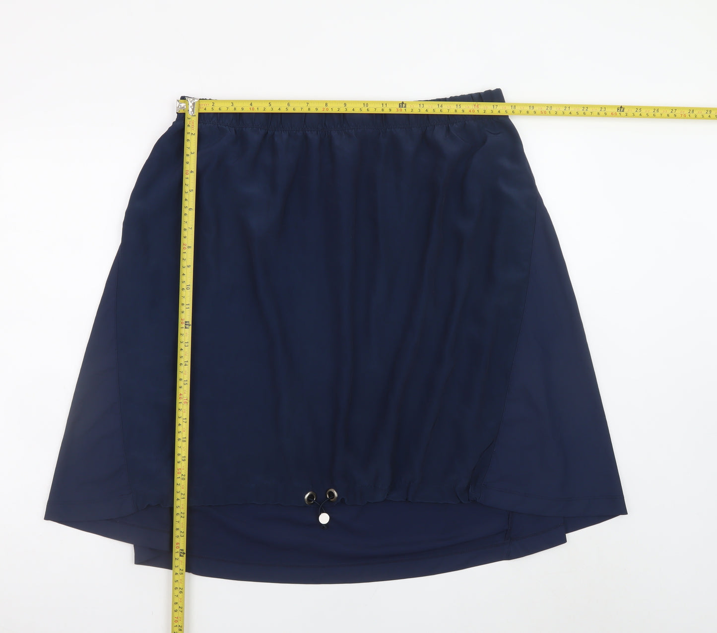 Ivy Bella Women's Plus Blue Knee Length Straight Skirt Size 22
