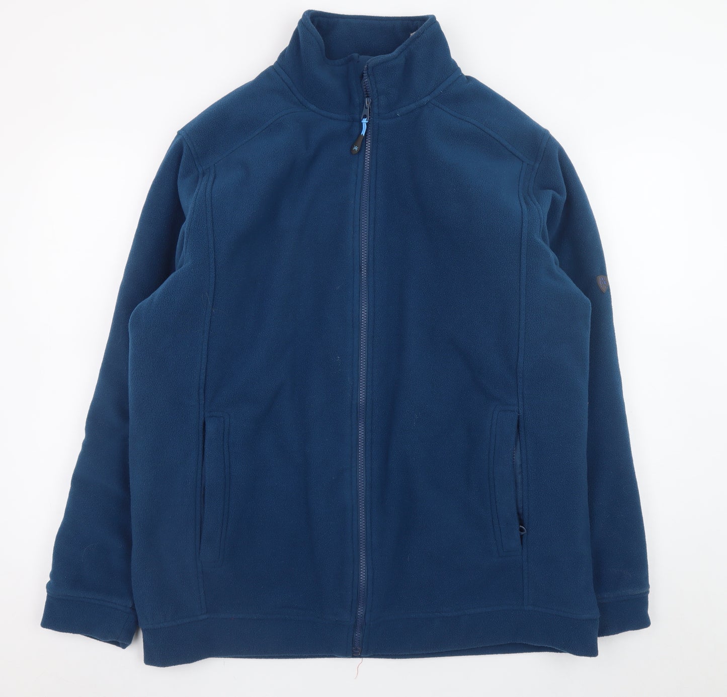 James Pringle Men's Blue Fleece Full Zip Golf Jacket Size L