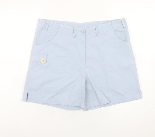 Trespass Mens Blue Cargo Shorts M Outdoor Lightweight Cotton