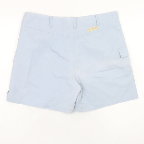 Trespass Mens Blue Cargo Shorts M Outdoor Lightweight Cotton