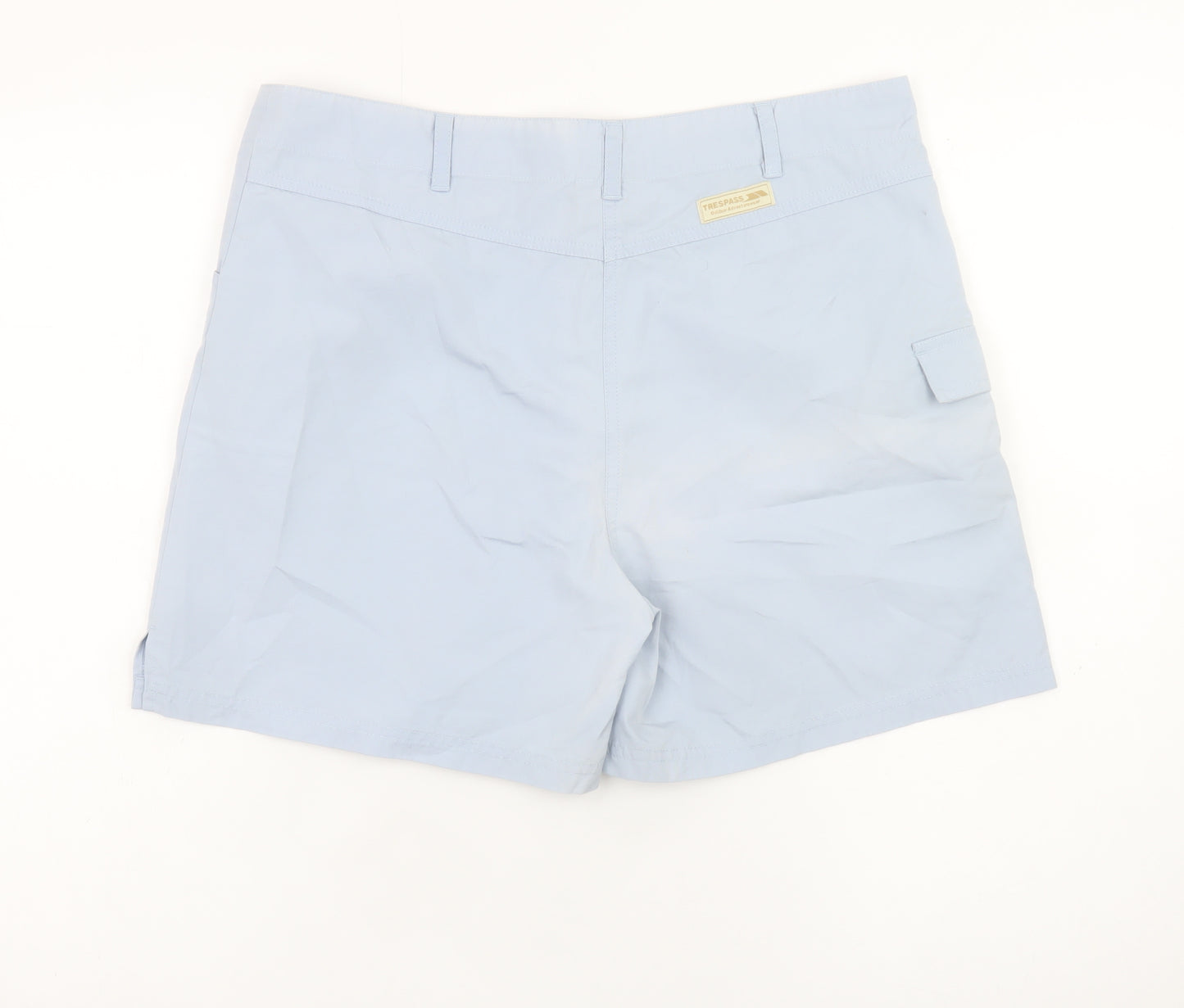 Trespass Mens Blue Cargo Shorts M Outdoor Lightweight Cotton