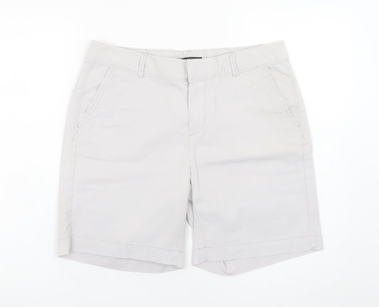 Dunnes Women Beige Chino Shorts Size 12 Cotton Blend