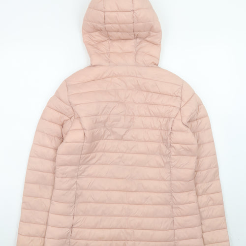 St. Bernard Women’s Pink Hooded Puffer Jacket Size 14 Medium