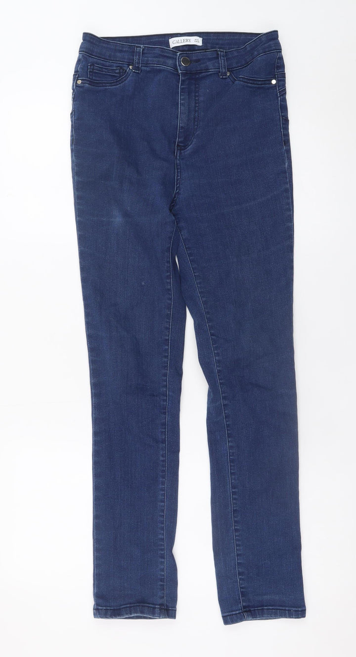 Gallery Women’s Blue Skinny Jeans UK 10 Slim Fit Denim