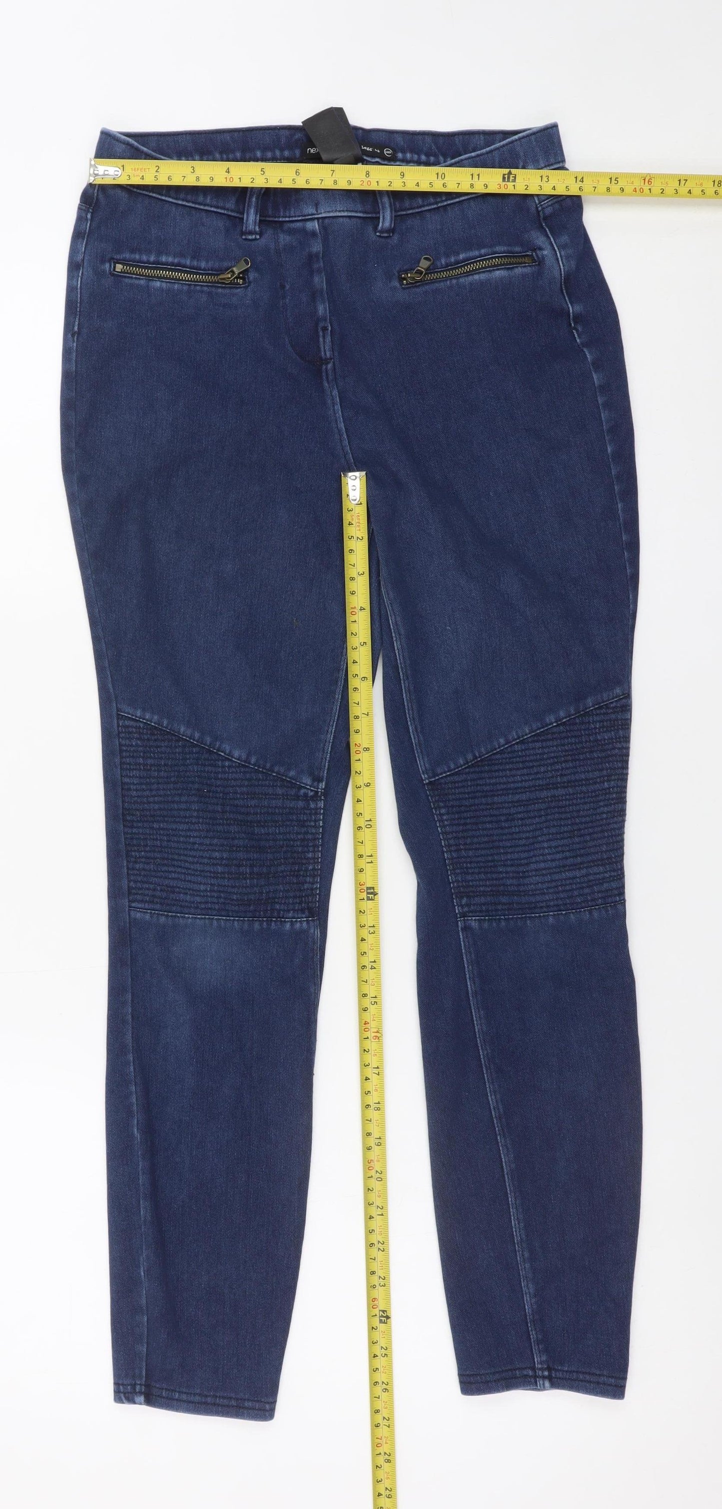 Next Women's Blue Petite Size 10 Slim Jegging Jeans