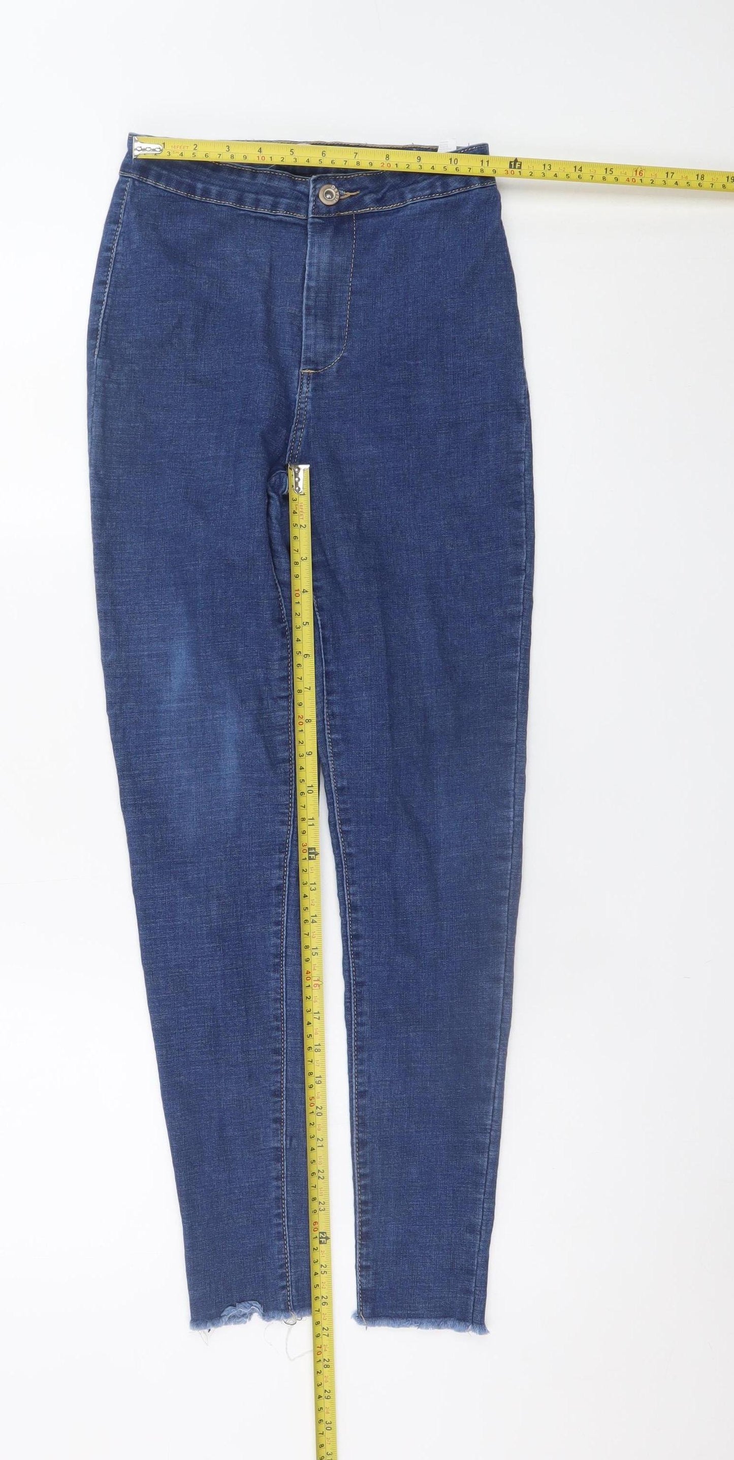 Daysie Women's Blue Skinny Stretch Denim Jeans Size 12