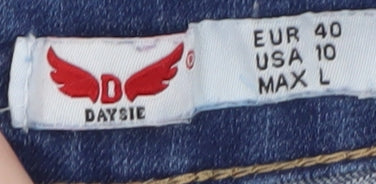 Daysie Women's Blue Skinny Stretch Denim Jeans Size 12