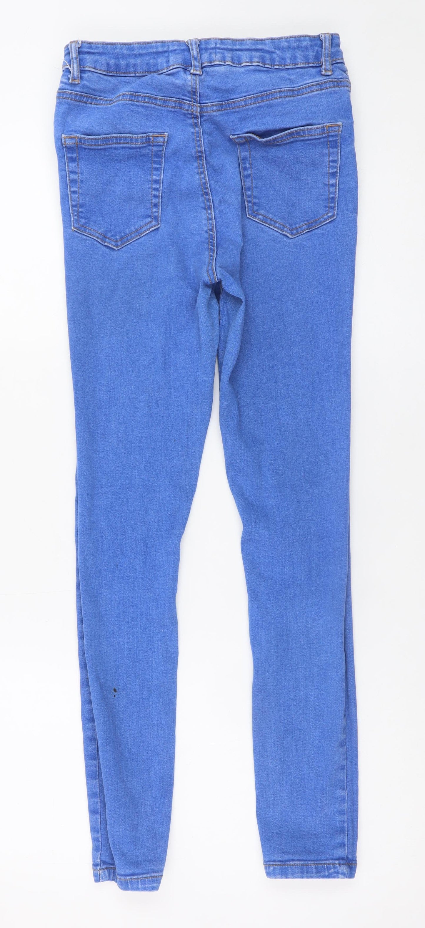 Primark Women Blue Skinny Jeans Size 10 Slim Fit Denim