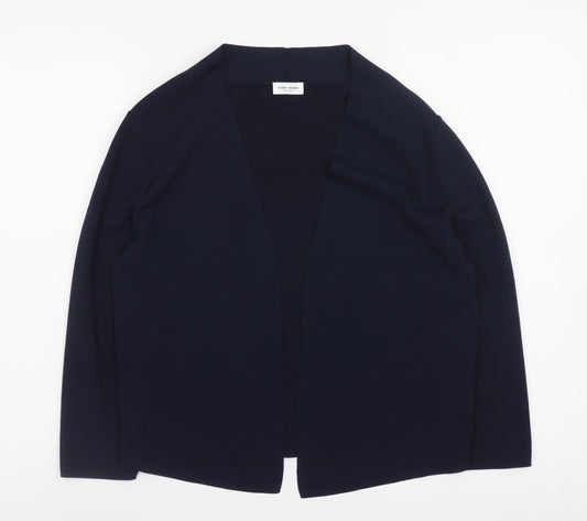 Gerry Weber Women's Blue Viscose Blend Open Cardigan Size 12