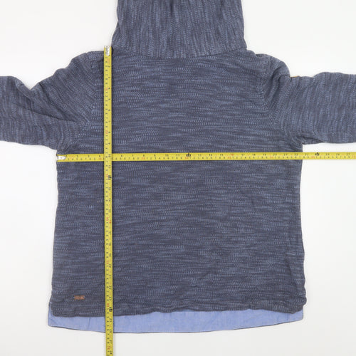 Regatta Women Blue Roll Neck Lightweight Pullover Jumper Size 14