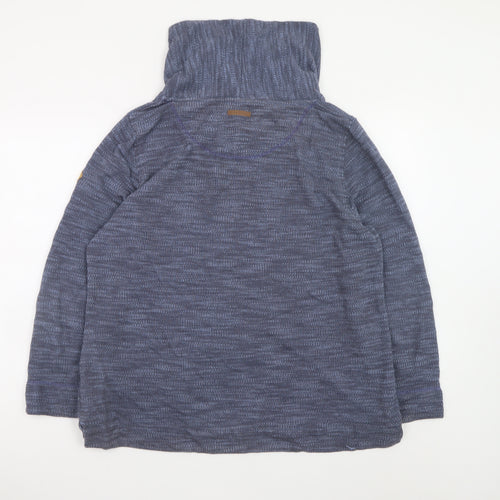 Regatta Women Blue Roll Neck Lightweight Pullover Jumper Size 14