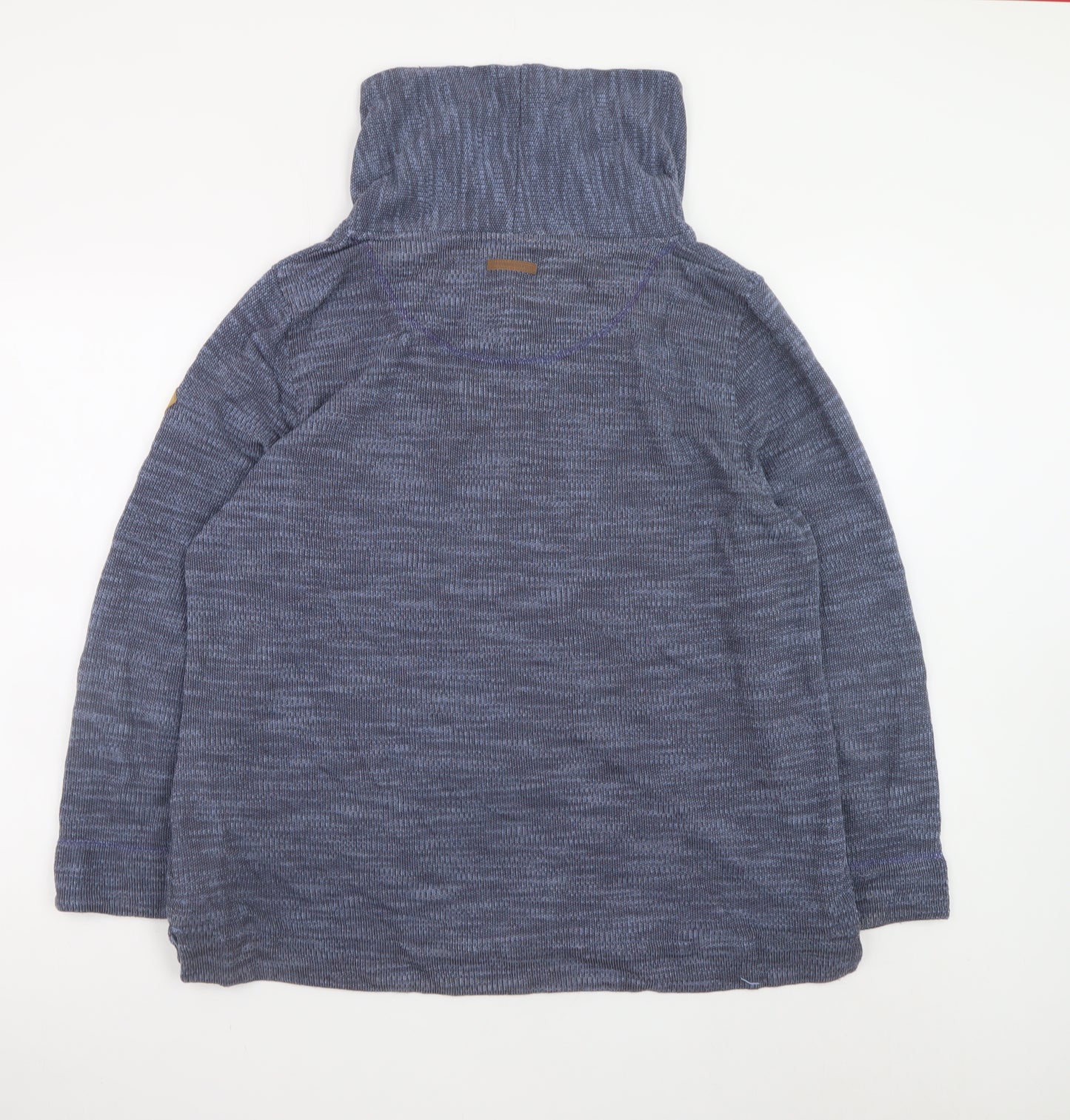 Regatta Women Blue Roll Neck Lightweight Pullover Jumper Size 14
