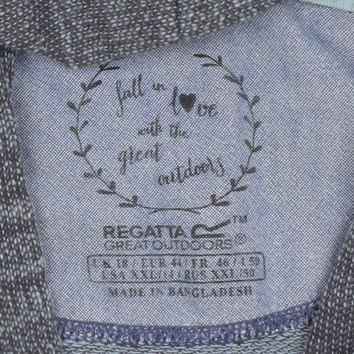 Regatta Women Blue Roll Neck Lightweight Pullover Jumper Size 14