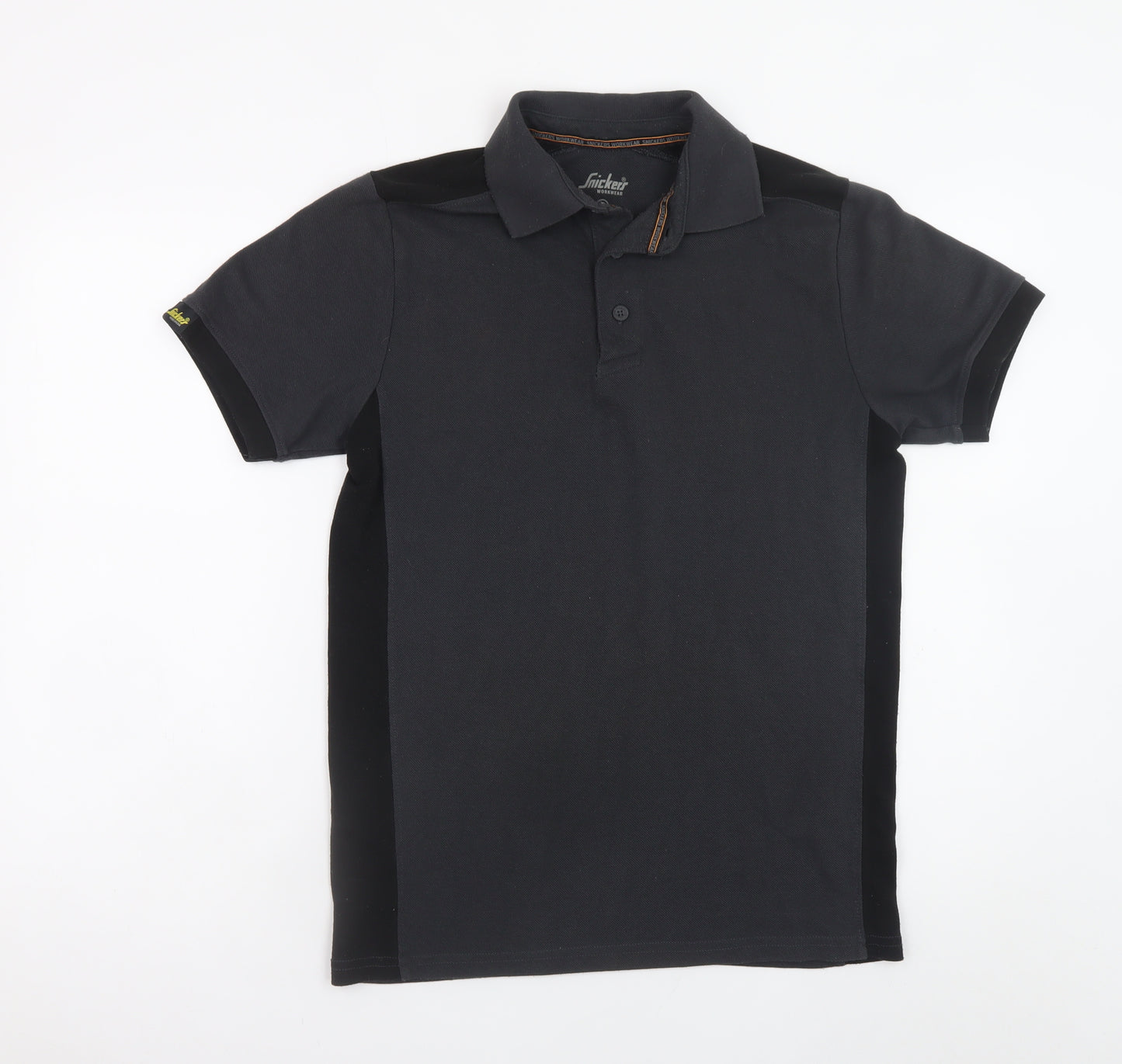 Snickers Workwear Mens Black Small Short Sleeve Polo Shirt