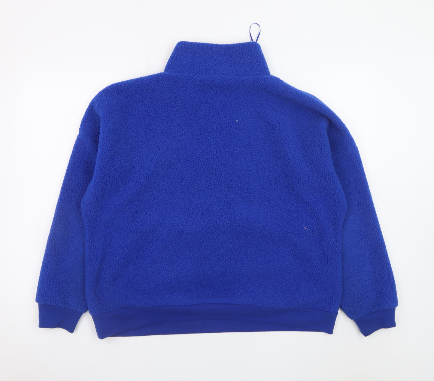 Dunnes Stores Women's Blue Fleece 1/2 Zip Pullover Sweatshirt M