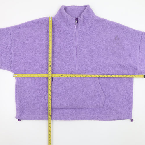 Dunnes Stores Women’s Purple 1/2 Zip Fleece Sweatshirt XX-Large
