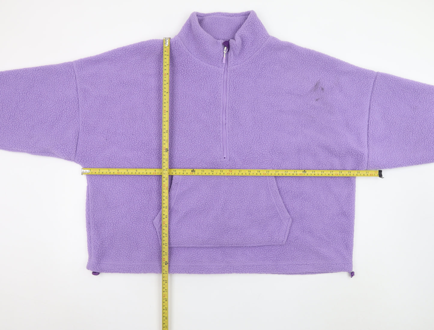 Dunnes Stores Women’s Purple 1/2 Zip Fleece Sweatshirt XX-Large