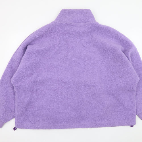 Dunnes Stores Women’s Purple 1/2 Zip Fleece Sweatshirt XX-Large