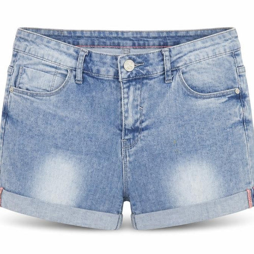 Diverse Women Blue Denim Cut-Off Shorts XL Casual Summer