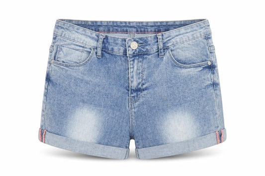 Diverse Women Blue Denim Cut-Off Shorts XL Casual Summer