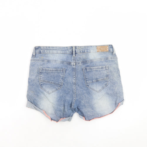 Diverse Women Blue Denim Cut-Off Shorts XL Casual Summer