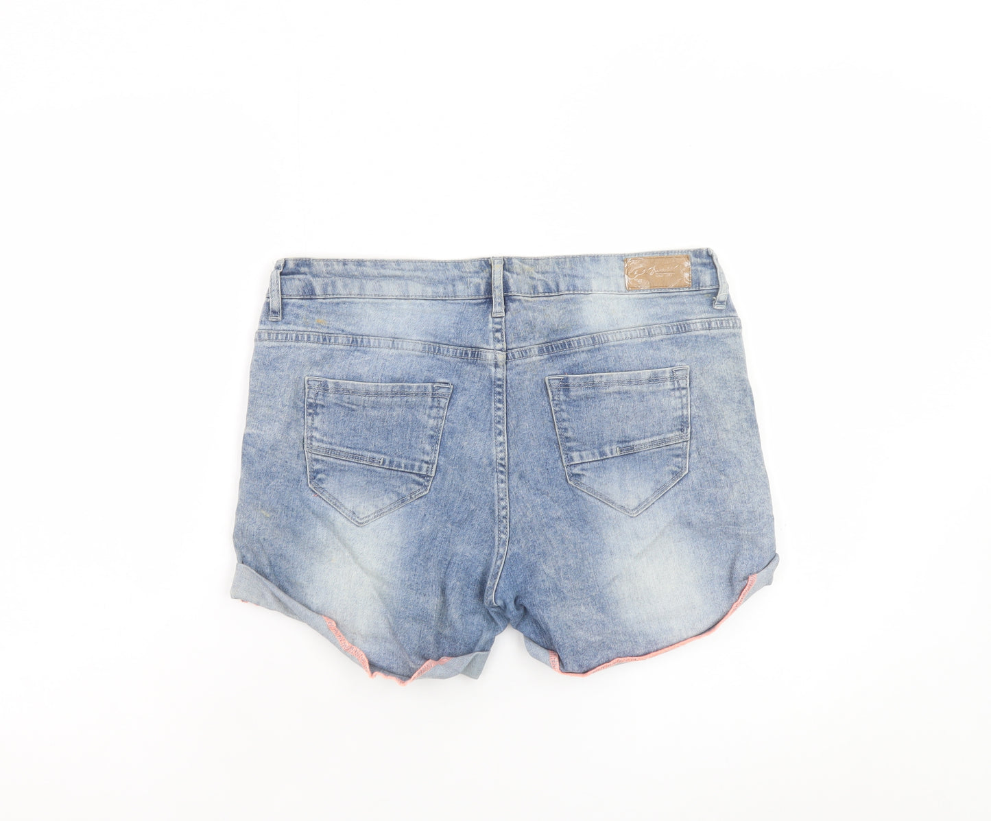 Diverse Women Blue Denim Cut-Off Shorts XL Casual Summer
